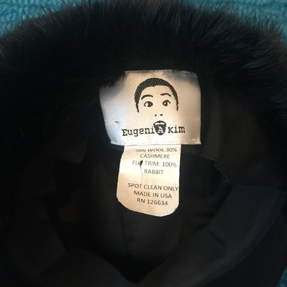 Eugenia Kim Black Rabbit Fur Hat main image 6